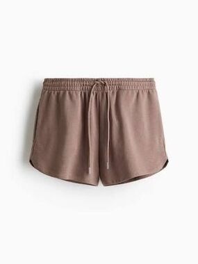 H&M Women's Drawstring Athletic Shorts - Taupe sz. M